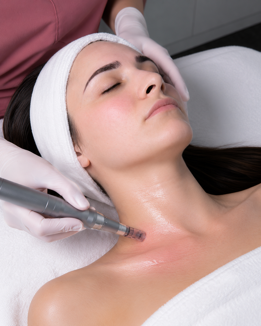 Microneedling — Face, Neck & Décolleté